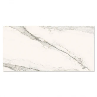 Marmor Klinker Larsen Vit Gris A Blank Polerad  150x320 cm